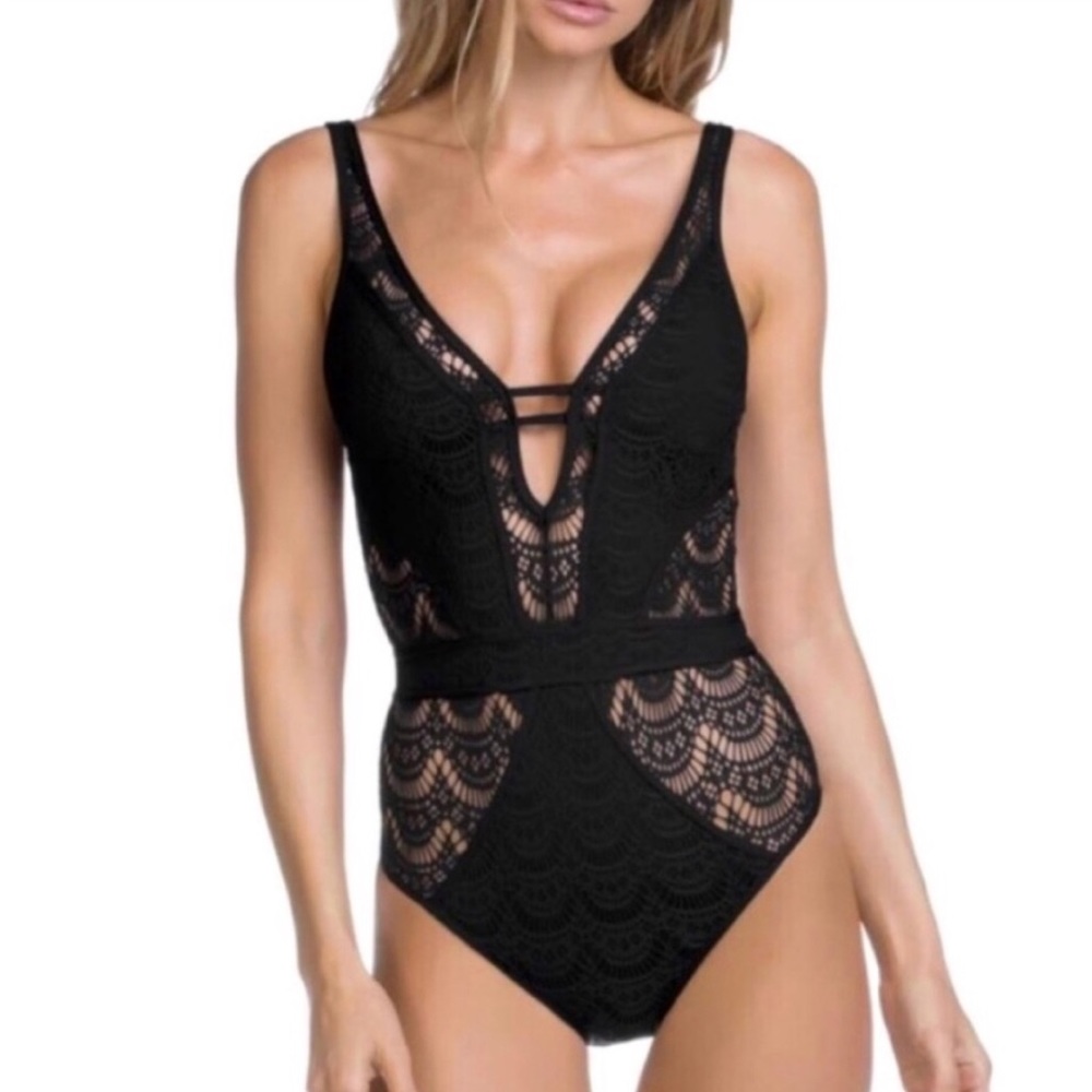 BECCA Black One Piece Swimsuit
